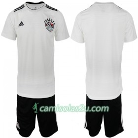 Camisolas de Futebol Egito Criança Equipamento Alternativa Copa do Mundo 2018 Manga Curta